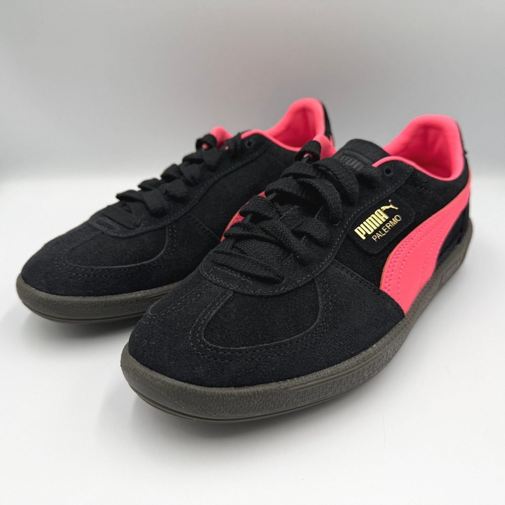 Puma Palermo Sneaker Women 7.5 Black Sunset Glow 396463-26 NEW WITHOUT BOX